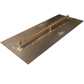 Linear Brass Burner/Rectangular Plate - CFBL250